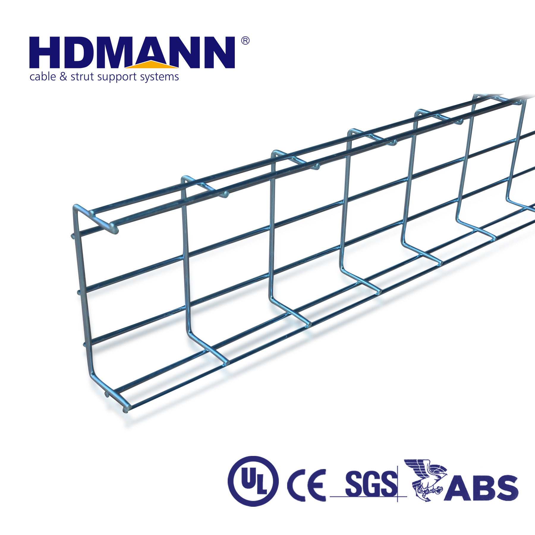 Data Center Outdoor Hot dip galvanized Basket Stainless Steel Wire Mesh Cable Tray