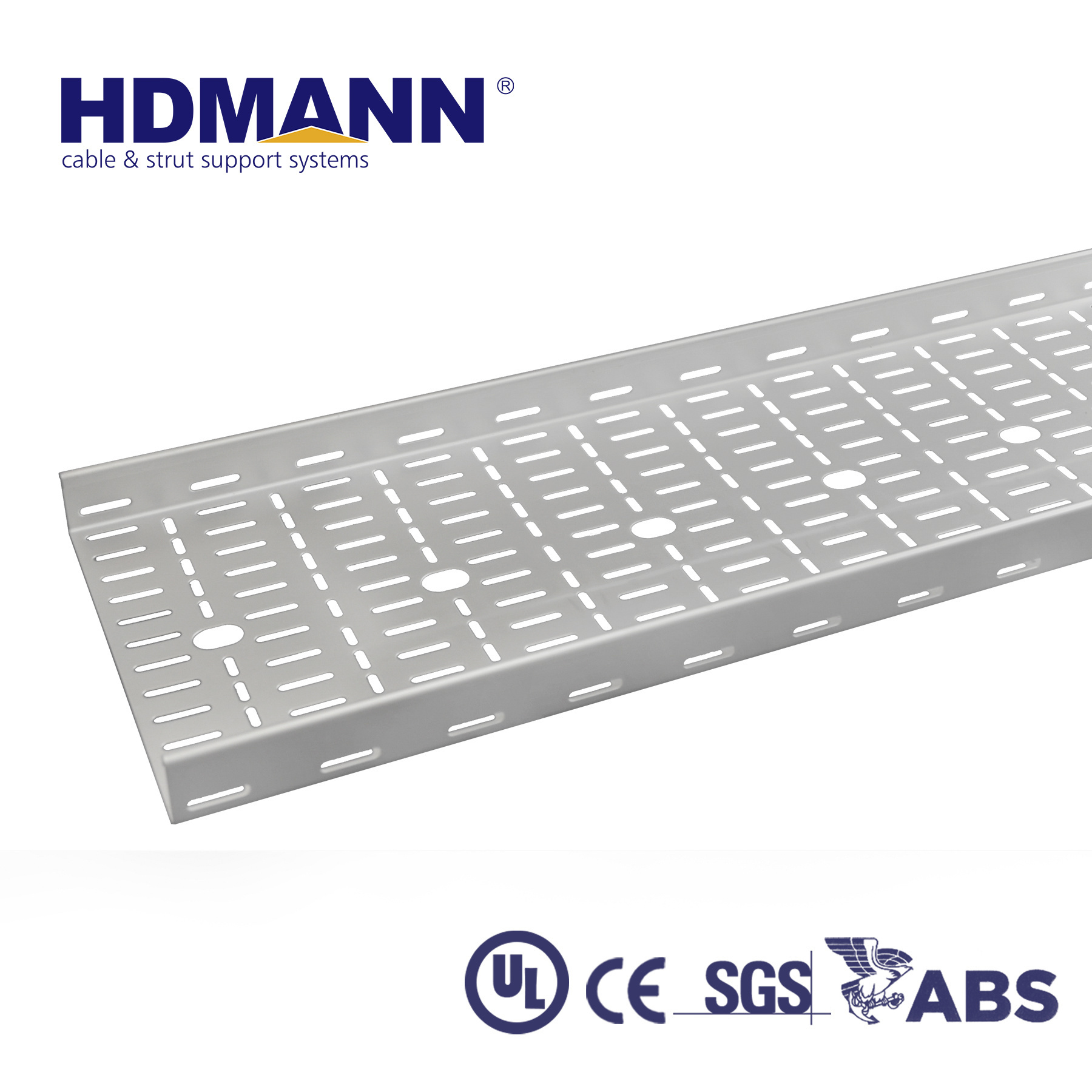 Heavy Duty Perforated HDG cable tray with CE Hot Sell