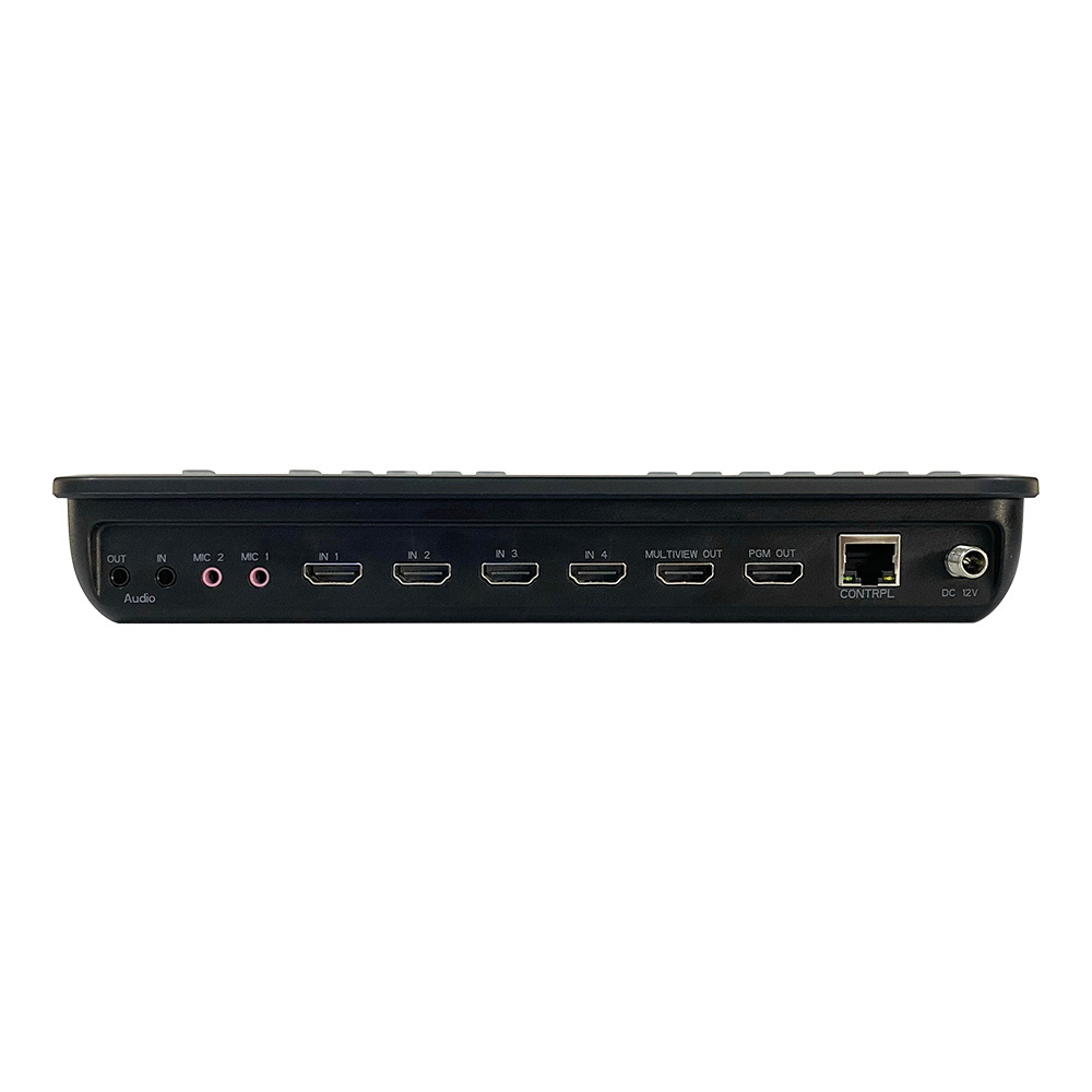 Broadcast Grade 4 Channel 1080p Video Mixer Switcher Live Streamingfor Multi Cameras Live Streaming