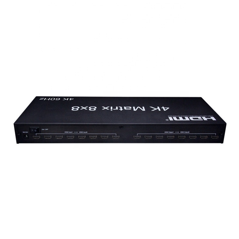 High Technology 8x8 HDMI matrix switch 8 in 8 out 4K/60Hz