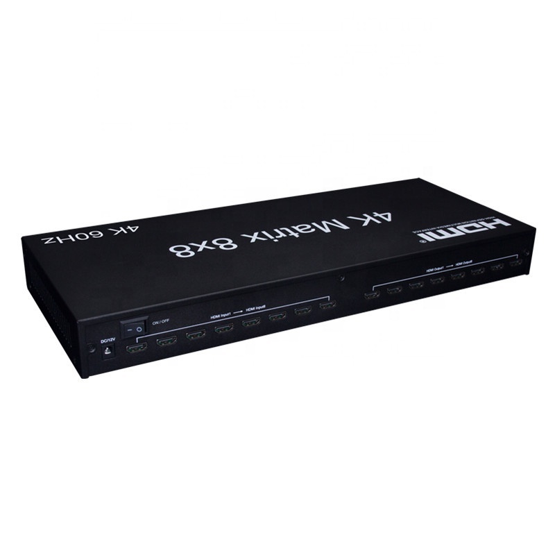 High Technology 8x8 HDMI matrix switch 8 in 8 out 4K/60Hz