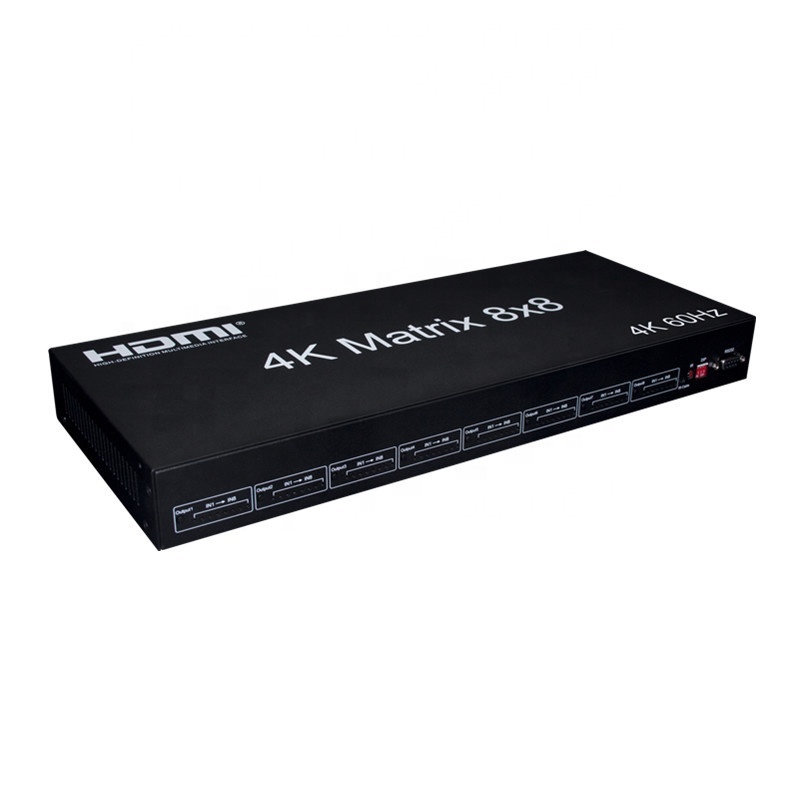 High Technology 8x8 HDMI matrix switch 8 in 8 out 4K/60Hz