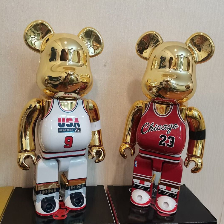 Bearbrick 400% 28cm 23 And Number nine violence bear building bear dolls tabletop furniture trend play decorations give gifts