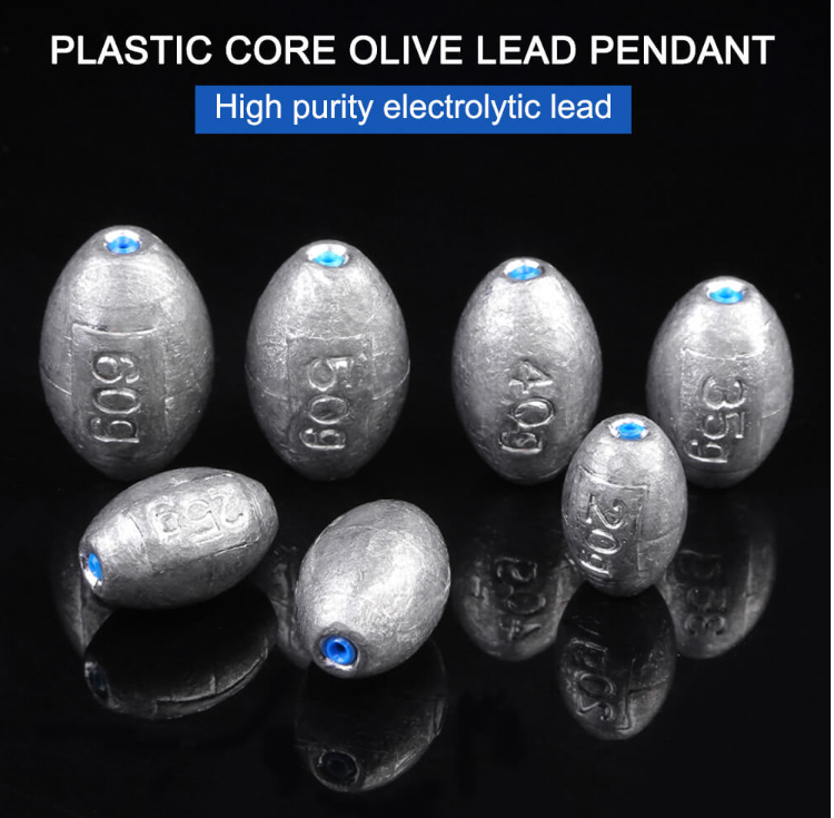 Aerodynamic Shape OEM Ocean Beach Fishing Grey Color SWIVEL Lead Material Egg Sinker For Greater Casting Distance OEM Deep Water