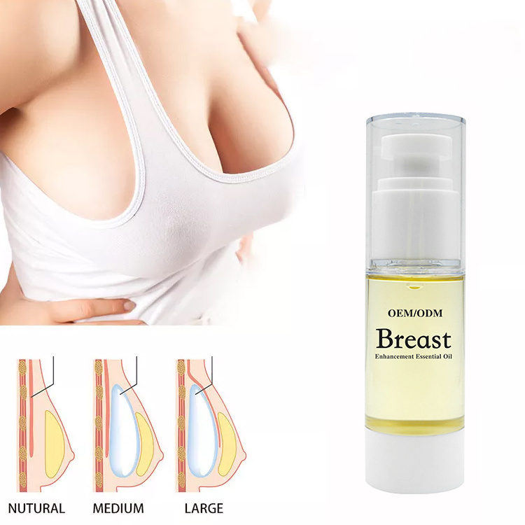 Private Label Sexy Massage Firming Boobs Big Essential Oil Breast Enhancement Essential Oil Breast Massage Oil