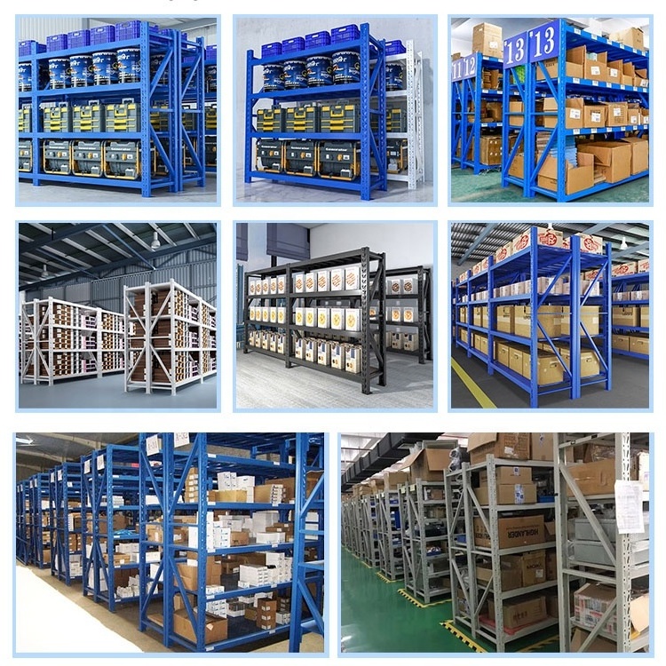 Multi-Storey Industrial Storage Rack Longspan Adjustable Steel Shelf Light Medium Duty Storage Warehouses Shelf