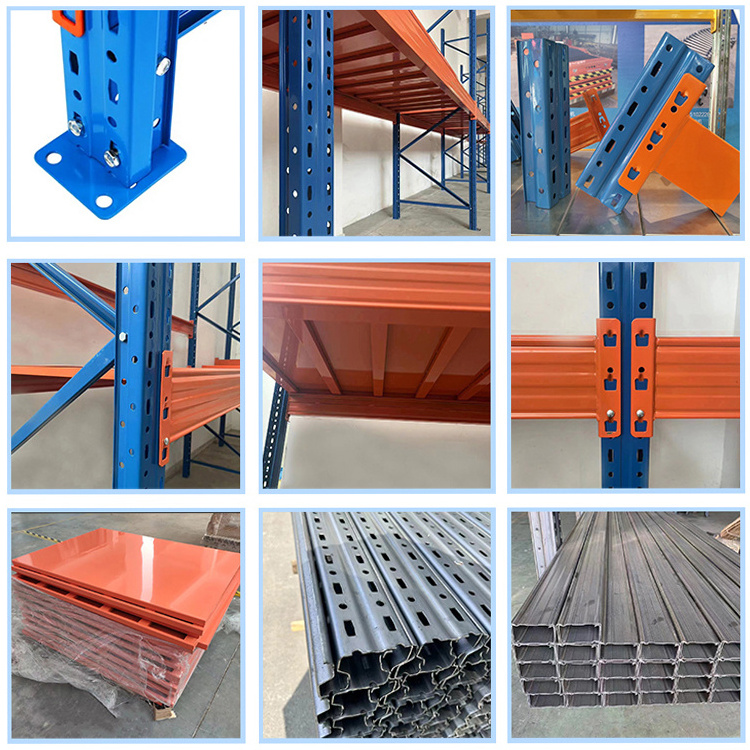 Industrial Selective Pallet Rack Storage Warehouse Racks Steel Material Pallet Racking Systems