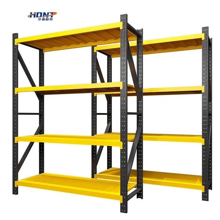 4 Tier Metal Storage Shelf Rack Boltless Assembly Medium Duty Long Span Shelving for  Shelves