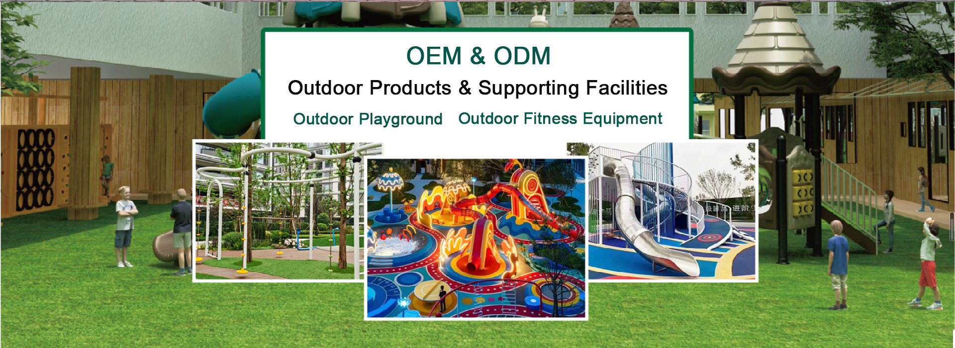 Factory wholesale small backyard playground swing and slide sets garden outdoor games child play swing set