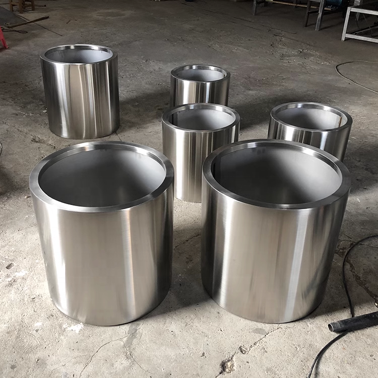 China Factory Customized Modern Flowers Decoration Metal Flowerpot Large Outdoor Stainless Steel Flower Pot