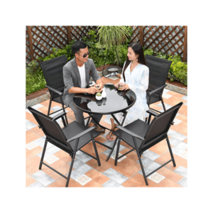 Innovative Foldable Outdoor Furniture Modern Chairs for Small Spaces Unique Garden Coffee Table and Chair Set