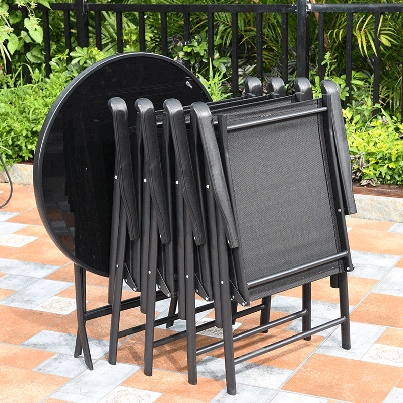 Innovative Foldable Outdoor Furniture Modern Chairs for Small Spaces Unique Garden Coffee Table and Chair Set