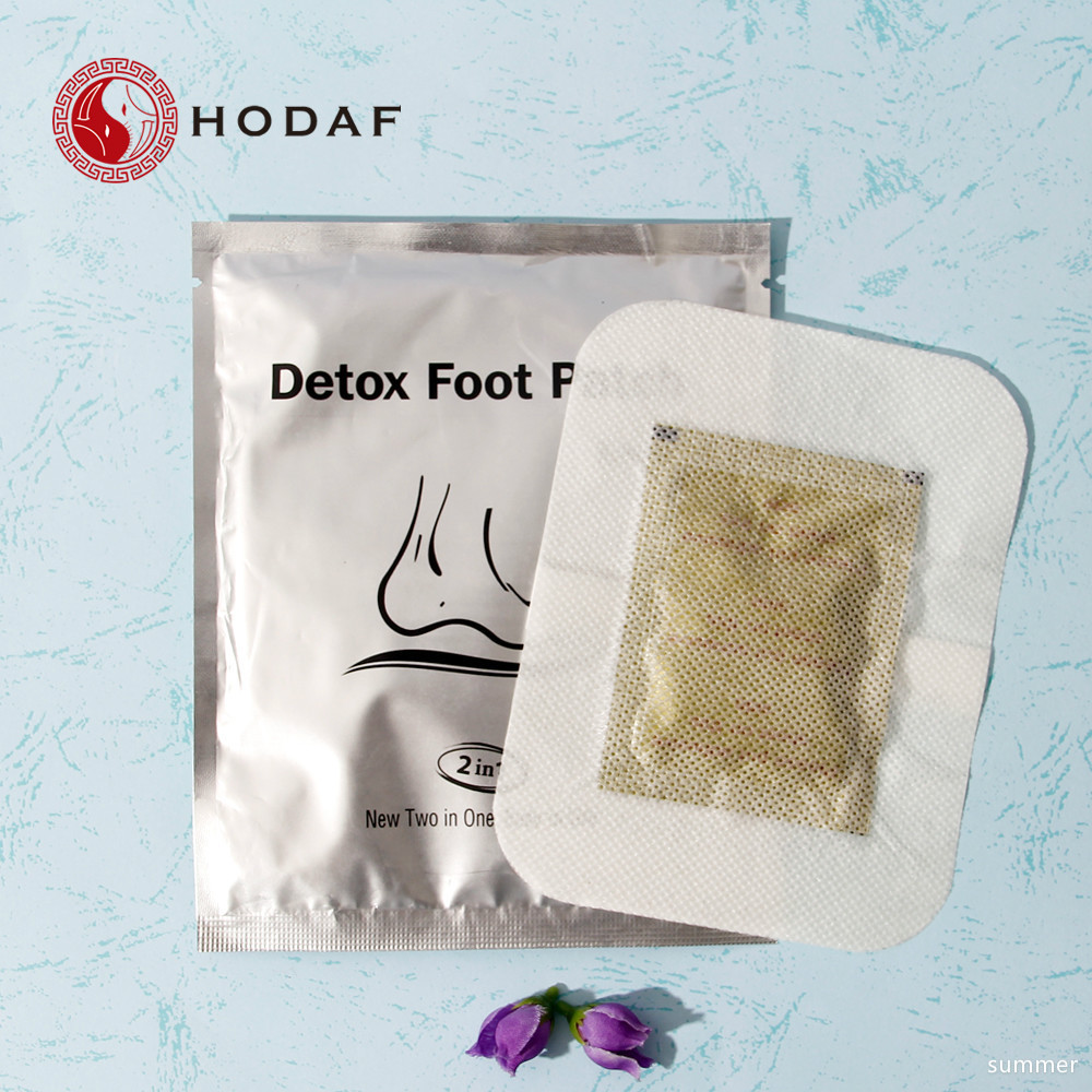 Detox Foot Pads Healthcare Supply Organic Herbal Cleansing Patches Healthy Slimming Foot Sticker