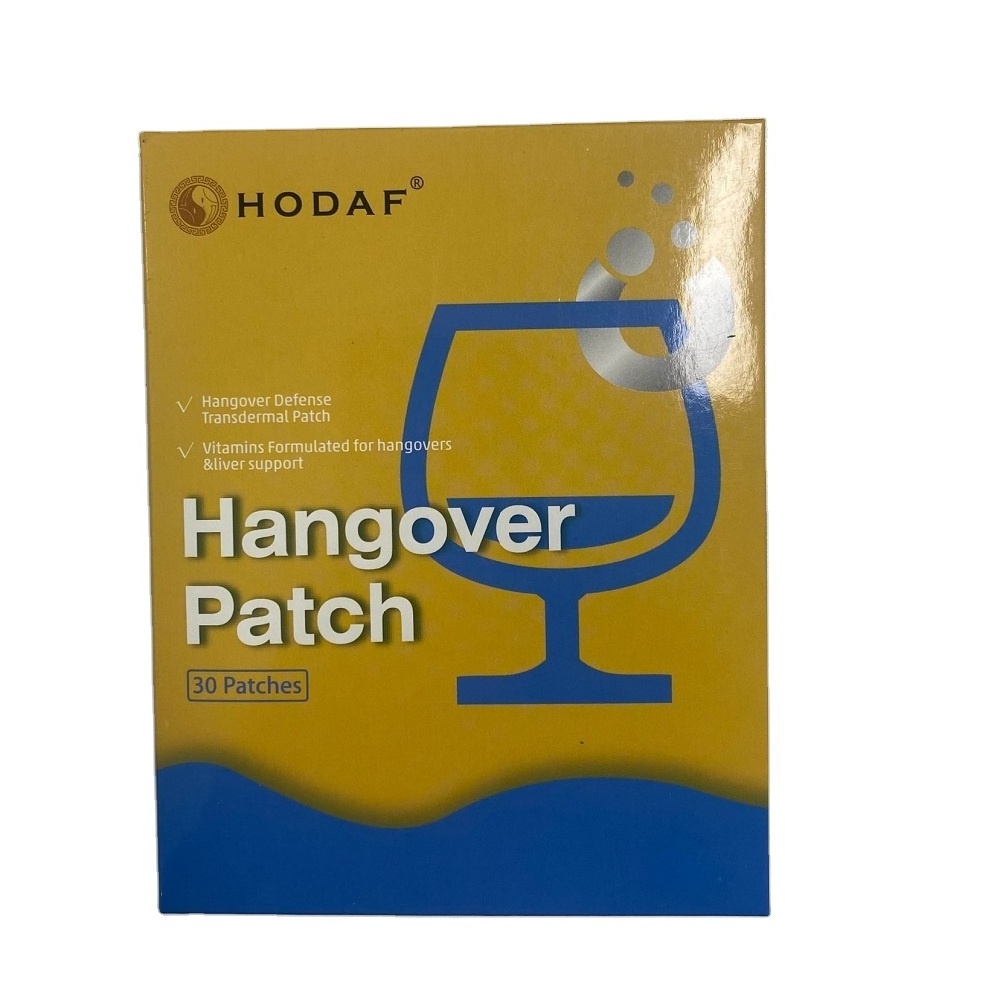 Professional Production Private Label  Complex Anti Drunken Patch For Alcohol Hangover Patch