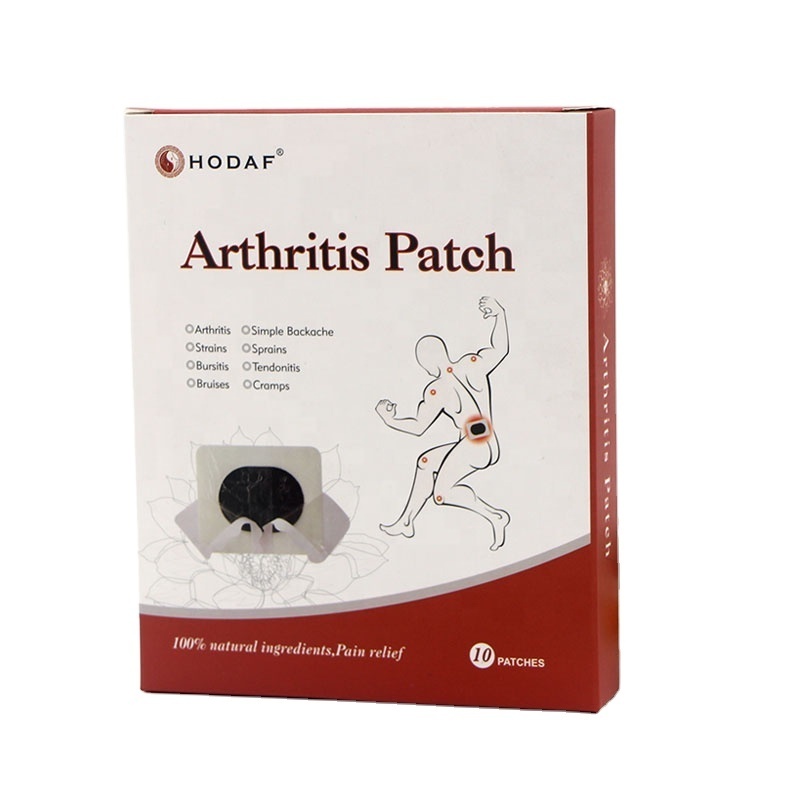 Customized chinese plaster waterproof arthriths joint pain relief patches natural herbal menthol therapeutic rheumatism plaster