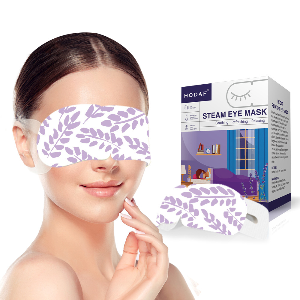 cheapest products high quality ce iso msds Adjustable Lavender Health Care Steam Silk Bamboo Personalised Sleeping Warm Eye Mask