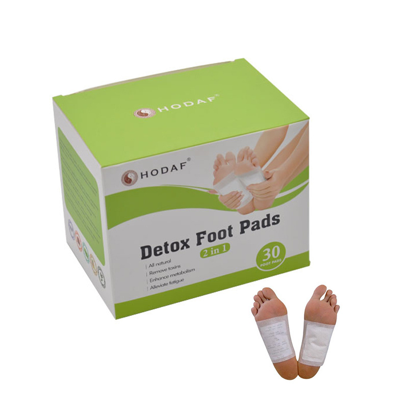 Detox Foot Pads Healthcare Supply Organic Herbal Cleansing Patches Healthy Slimming Foot Sticker