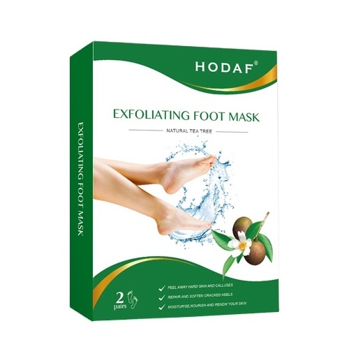 BEST selling CE tea tree aloe removal callus Nourishing peeling Gel natural ingredients 2 pack foot mask