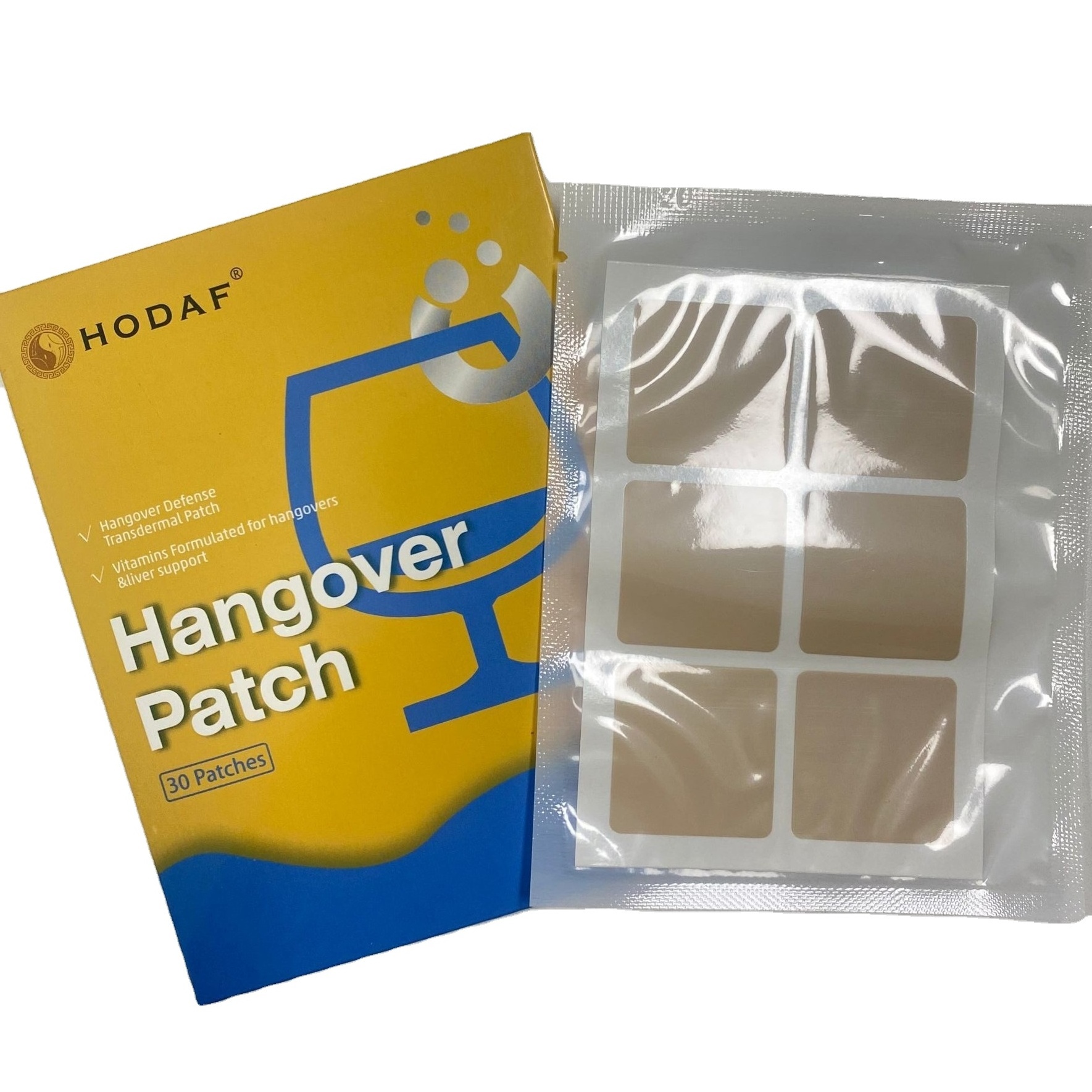 Professional Production Private Label  Complex Anti Drunken Patch For Alcohol Hangover Patch