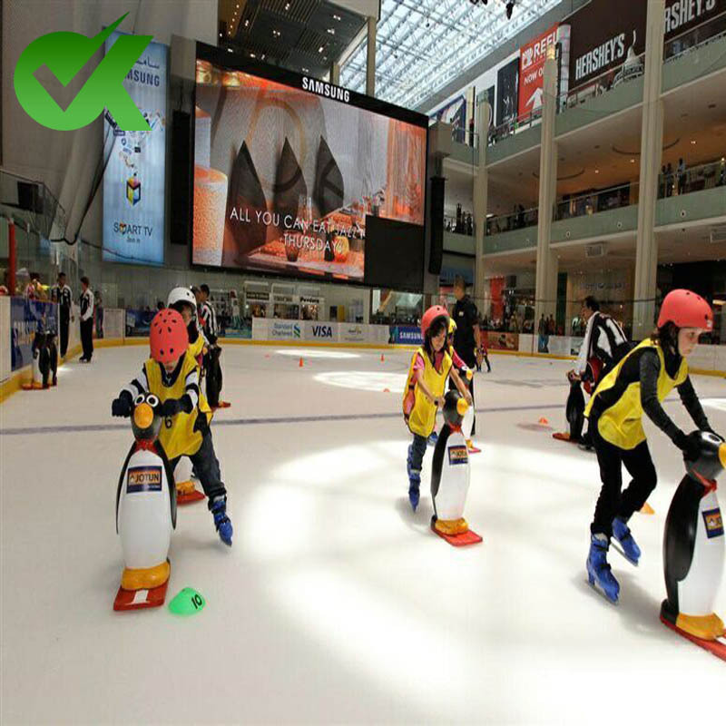 Excellent abrasion resistant, uhmw-pe synthetic ice skating rink producer/Outdoor sports skating rink equipment