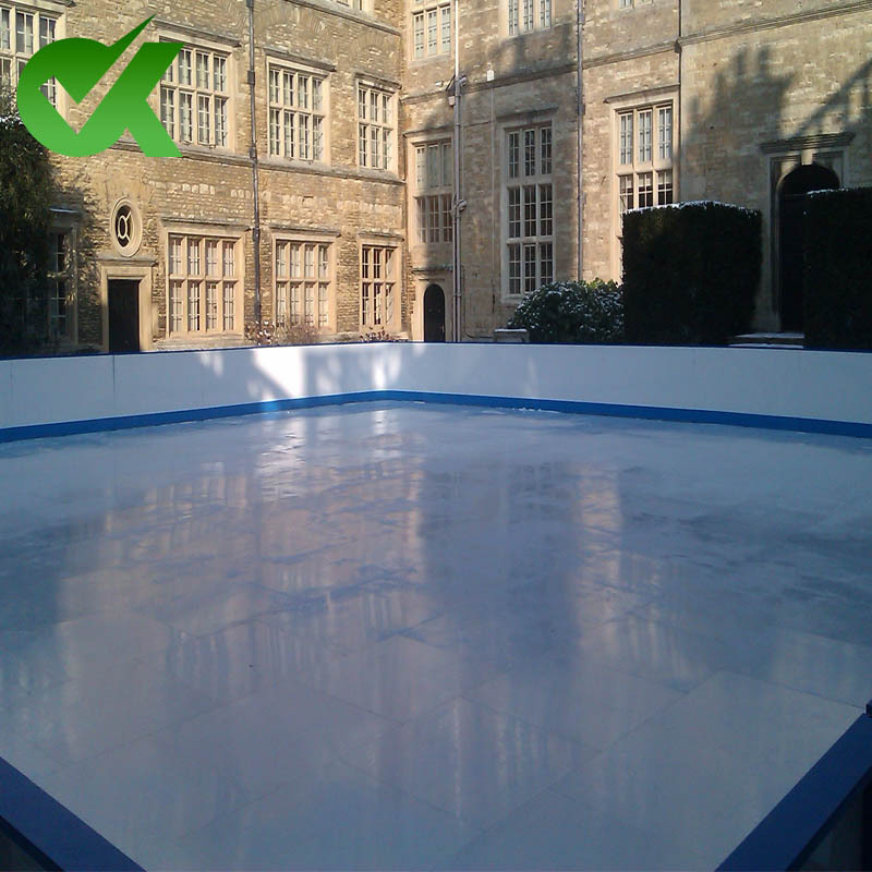 Excellent abrasion resistant, uhmw-pe synthetic ice skating rink producer/Outdoor sports skating rink equipment