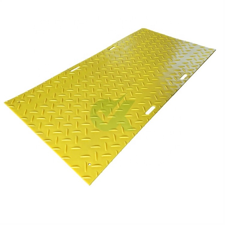 Plastic ground cover mat | construction track road mat | HDPE sand mat