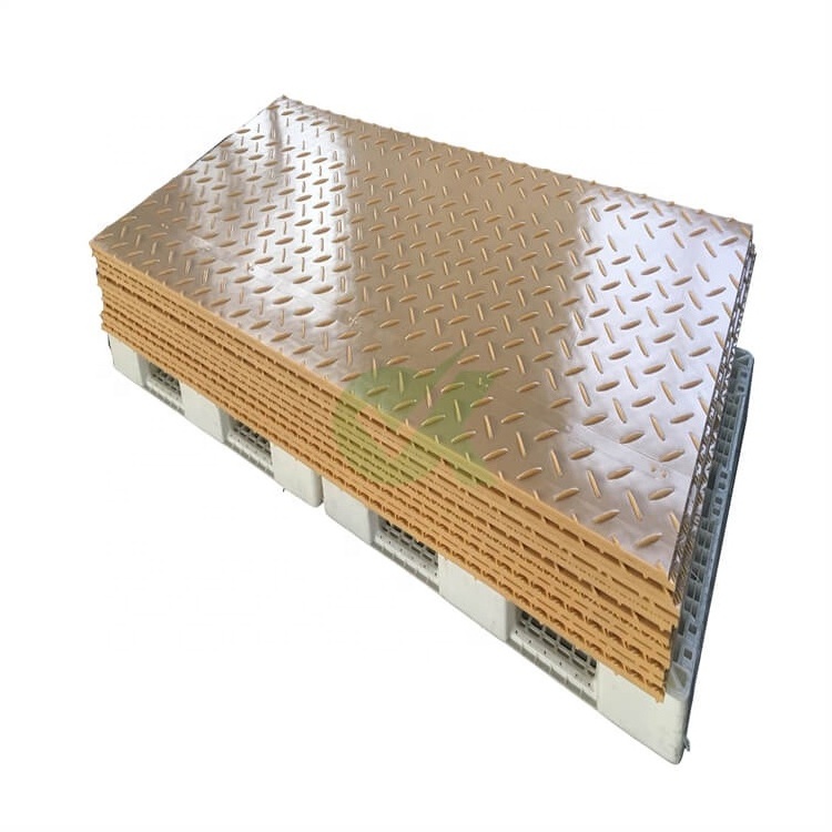 plastic ground protection plastic swamp pads for excavator plastic track mats