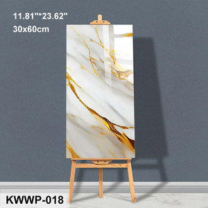 10pcs/box, 30*60cm size, KWWP018, Thickened 3D PVC Self-Adhesive Bathroom Kitchen Decorative Interior Wall Panel