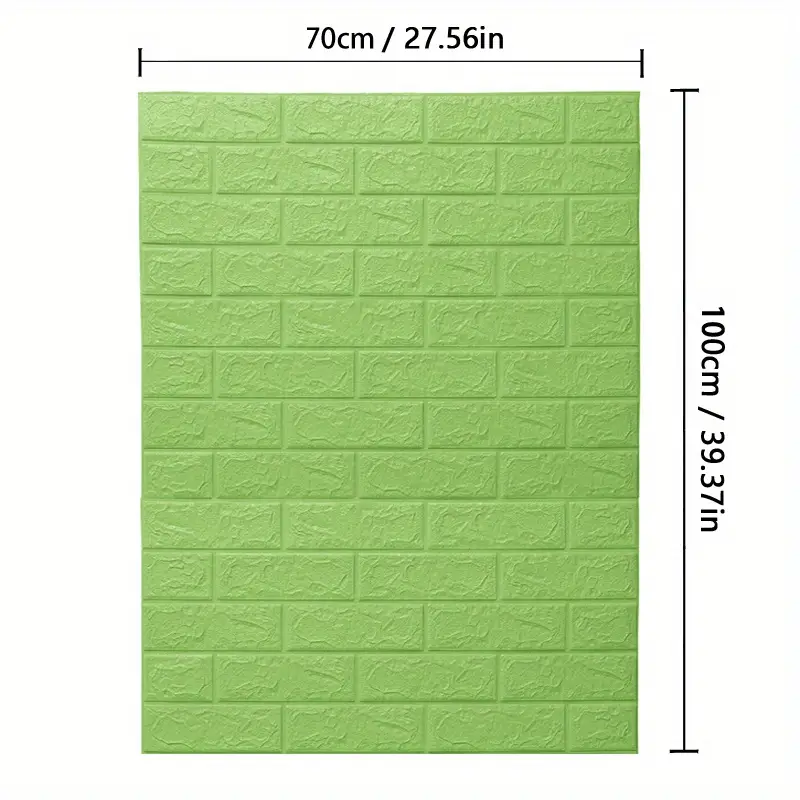 Waterproof pe foam wall bricks  3d wall stickers home decor wallpaper foam tile sheets