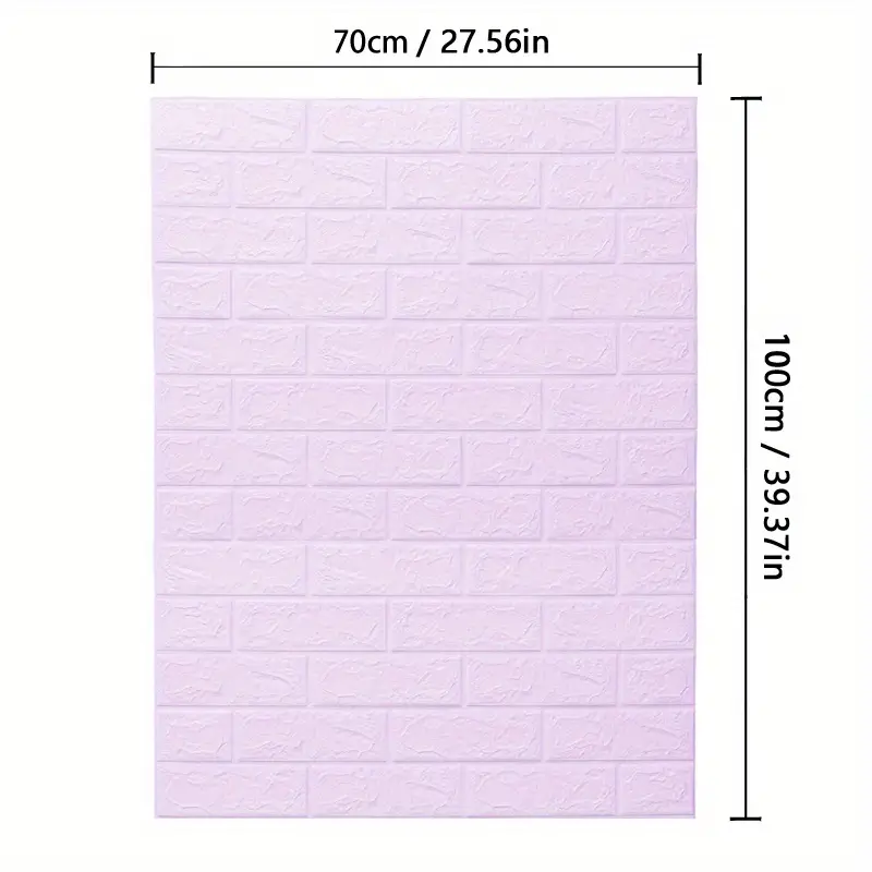 Waterproof pe foam wall bricks  3d wall stickers home decor wallpaper foam tile sheets