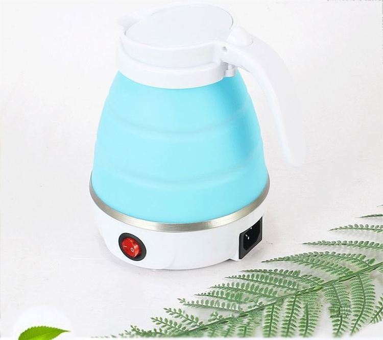 High Quality Wholesale Travel foldable kettle Mini Folding Electric Collapsible Silicone Outdoor Portable Kettle