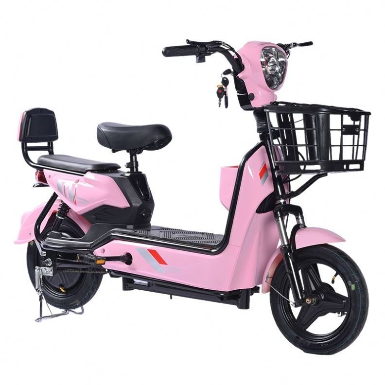 Factory Price Low Noise 3 Speed 14 Inch Ebike 48V 500W E Bike Electric City Bike