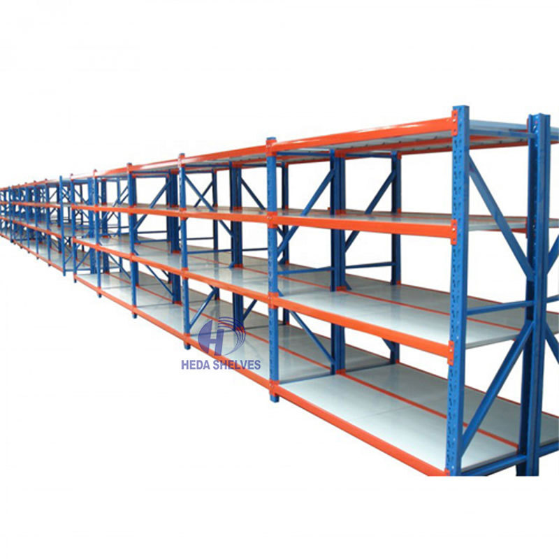 Adjustable Medium Duty Steel Shelving Storage Rack Shelves Medium Duty Storage Rack For Warehouse Rack Factory