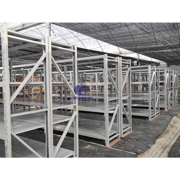 Heda Hot Selling Heavy Duty Storage Metallic Multi Racks Warehouse Storage Shelves Boltless Rack Wholesale Shelving Units