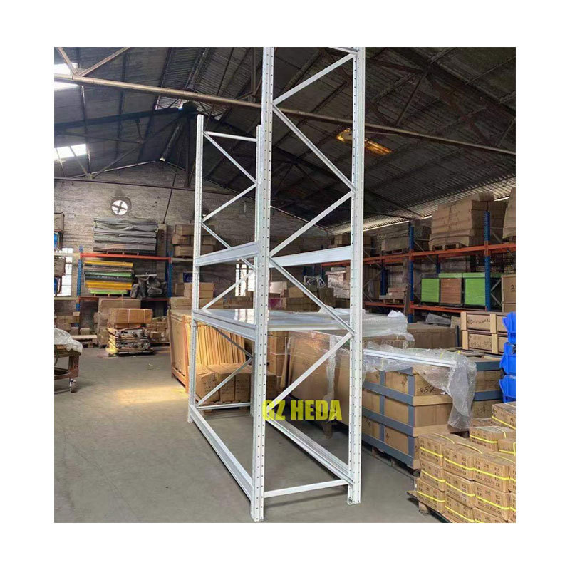 White Selective Pallet Racking OEM Heavy Duty Industrial Warehouse Shelving Q235B Commercial Warehouse Pallet Racking