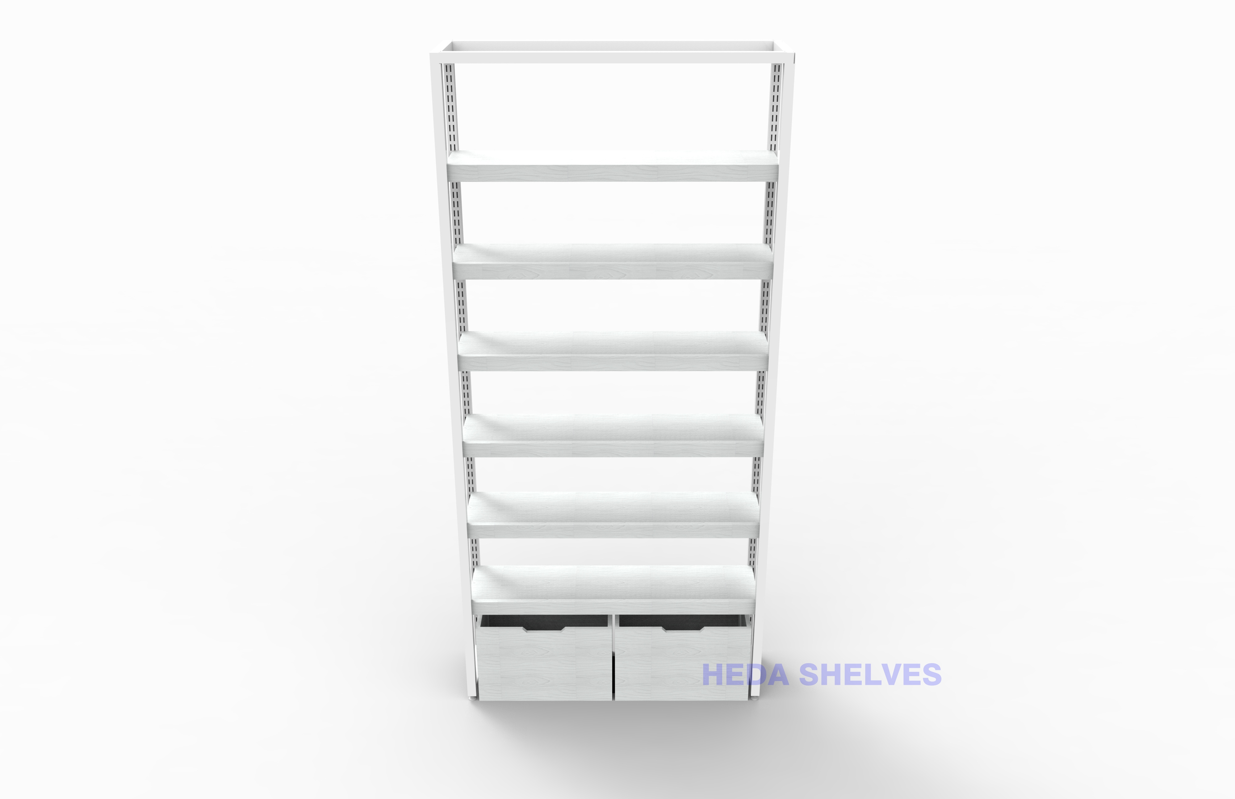 New Design Stacking Wooden Shelves Stand Display Rack Gondola Racks