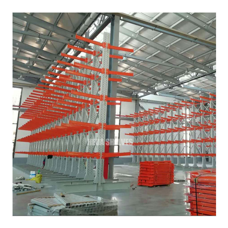 Wholesale Heavy Duty Cantilever Storage Racks Orange Cantilever Racking Systems Solution Cantilever Steel Rack For Warehouse