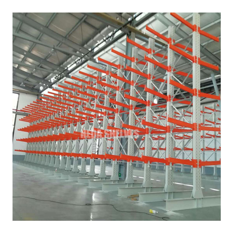 Wholesale Heavy Duty Cantilever Storage Racks Orange Cantilever Racking Systems Solution Cantilever Steel Rack For Warehouse