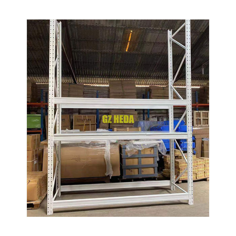 White Selective Pallet Racking OEM Heavy Duty Industrial Warehouse Shelving Q235B Commercial Warehouse Pallet Racking