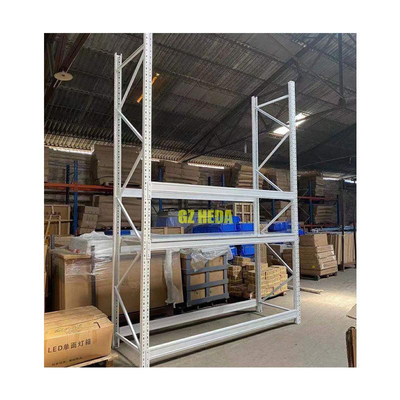 White Selective Pallet Racking OEM Heavy Duty Industrial Warehouse Shelving Q235B Commercial Warehouse Pallet Racking