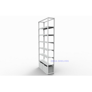 New Design Stacking Wooden Shelves Stand Display Rack Gondola Racks