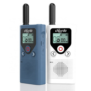 Chierda high quality lisecense-free CD18P handheld analog radio CE FCC 3km walkie talkies with LCD display