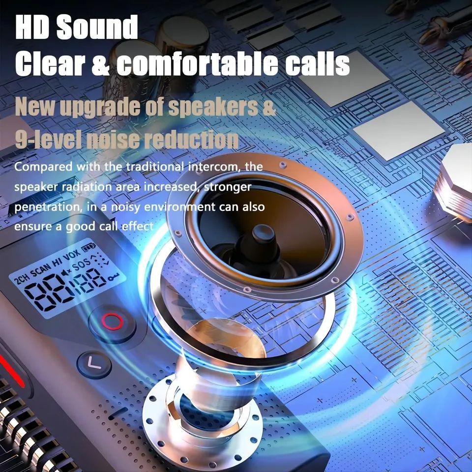 Chierda high quality lisecense-free CD18P handheld analog radio CE FCC 3km walkie talkies with LCD display