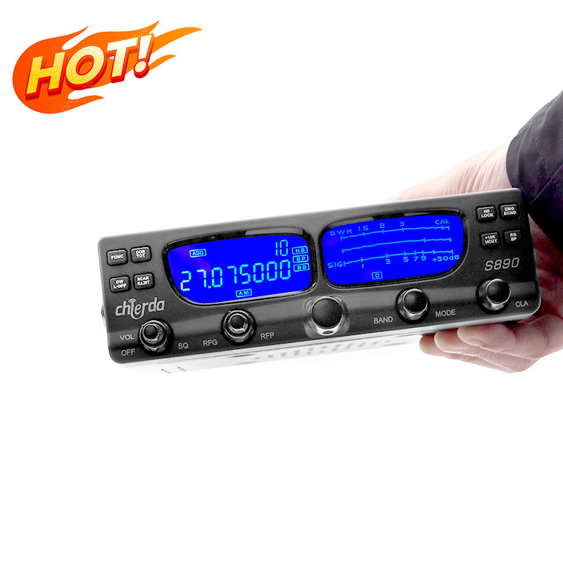 Chierda S890 40W SSB High Power CB Radio 27mhz with Long range CB Radio 25.615~30.105MHz Vehicle Mounted Radio