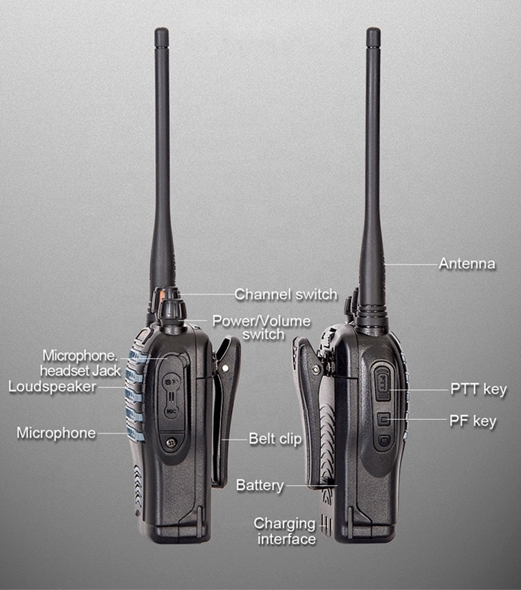 Portable walkie talkie IP66 Waterproof Marine radios CD-528 with programming software from chierda