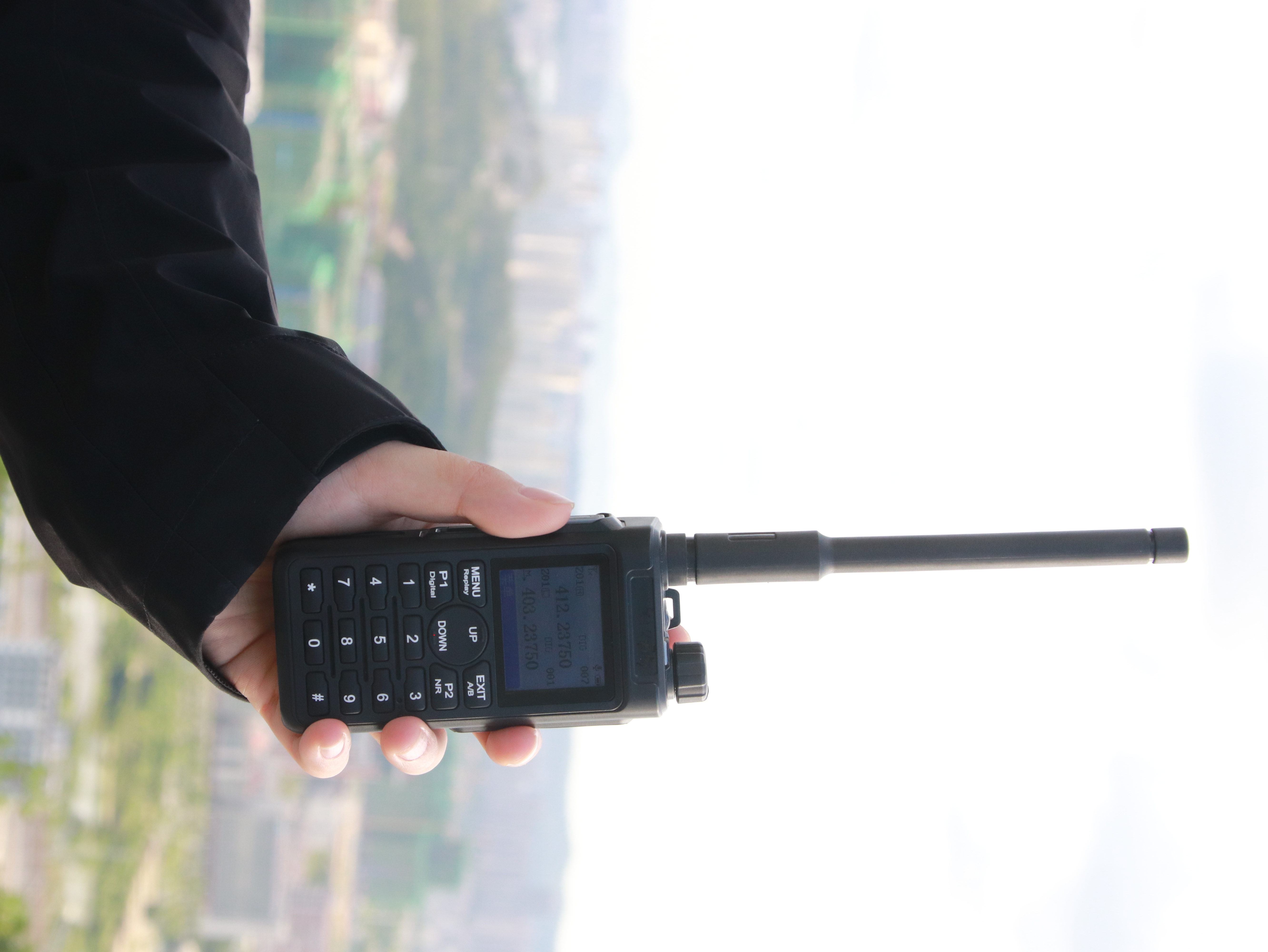 Chierda UV58D Dual Band VHF UHF DMR Radio  AES 256 walkie talkie full keypad ham Radio