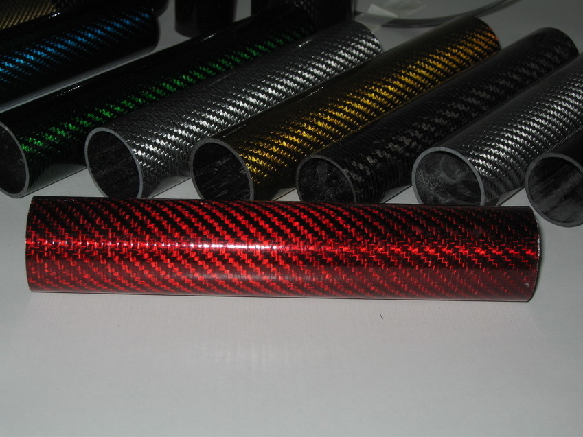 3K colorful carbon fiber tube high strength carbon fiber tube with color