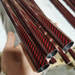 3K colorful carbon fiber tube high strength carbon fiber tube with color