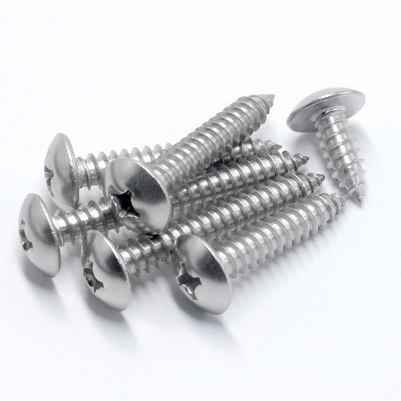 Hardware Tool 4Mm-80Mm Cross Umbrella Head Self-Tapping Screw For Furniture