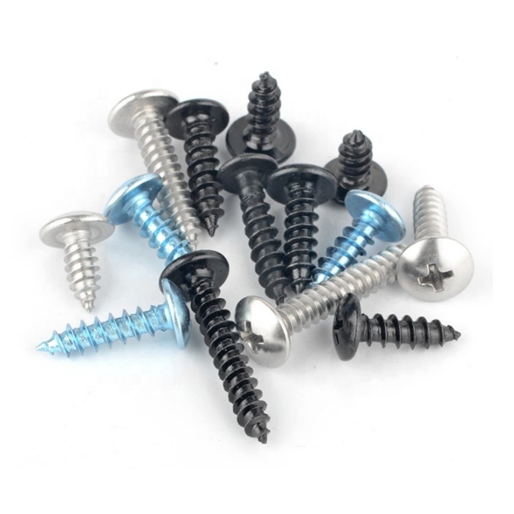 Stainless Steel 304 316 Truss Pan Mushroom Umbrella Head Cross Wood Self Tapping Screw